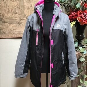 Gerry Weber Kids Black and Pink Raincoat